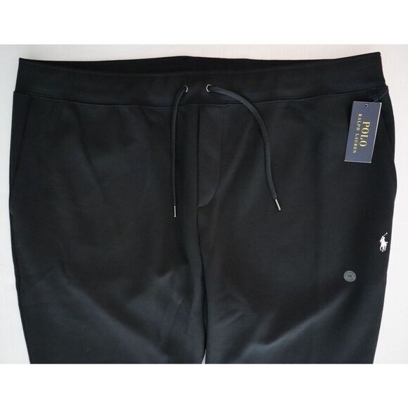 Polo Ralph Lauren Men's Big & Tall Sz 2XB Black Double-Knit Jogger Pants - Picture 6 of 10